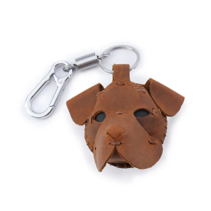 Dog Leather Key Chain