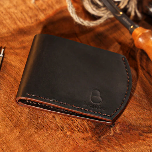 Double Decker Bifold Leather Wallet