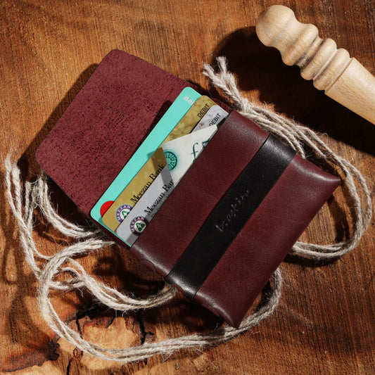 Meron Matrix Leather Card Holders