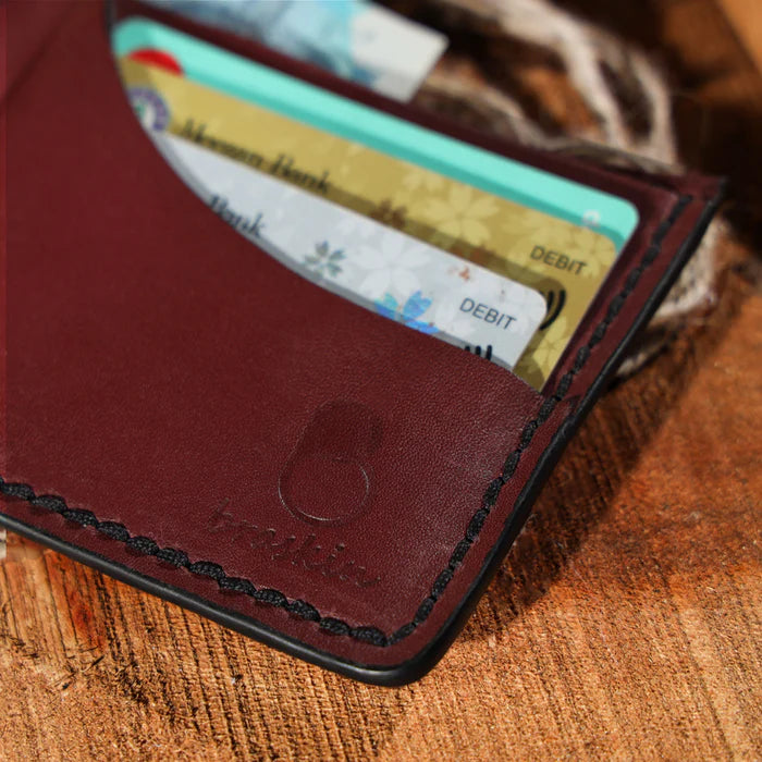 Scarlet Bloom Leather Wallet