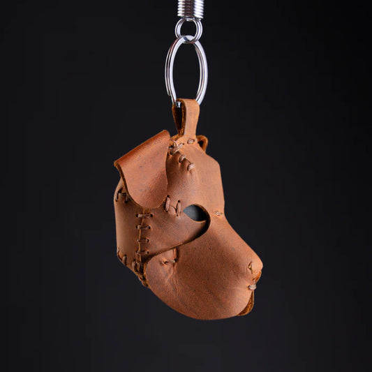 Dog Leather Key Chain