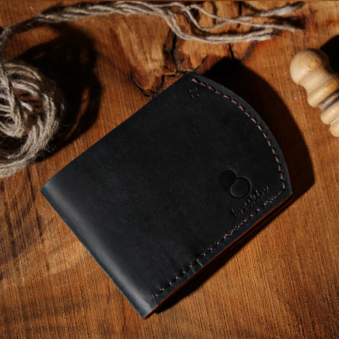 Double Decker Bifold Leather Wallet
