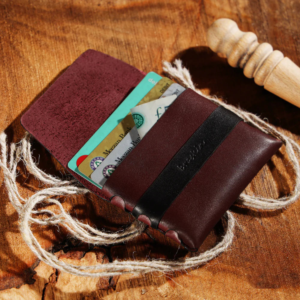 Meron Matrix Leather Card Holders