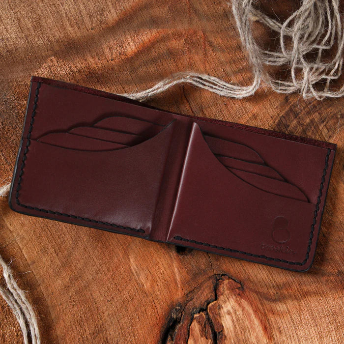 Scarlet Bloom Leather Wallet