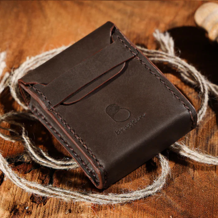 Chocolate Chic Leather Cigarette Case