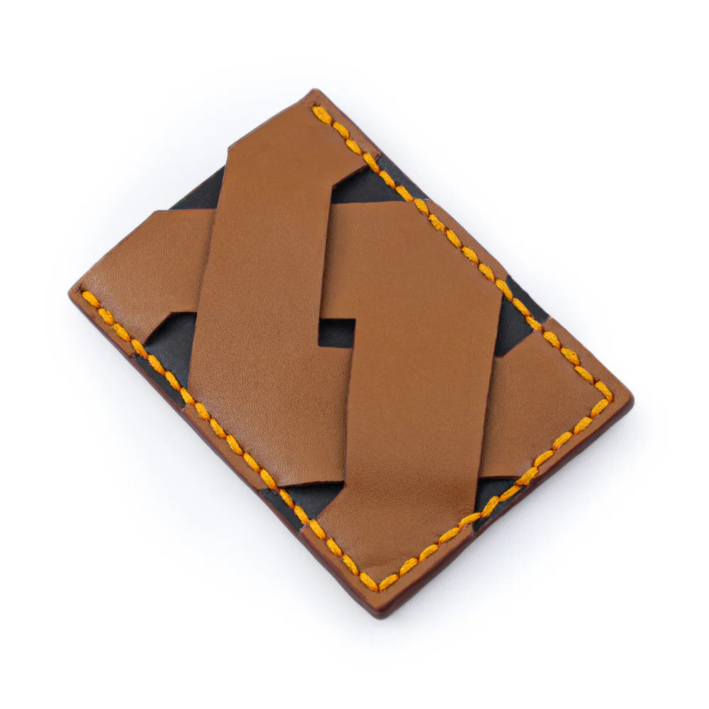 Gridlock Leather Card Holders