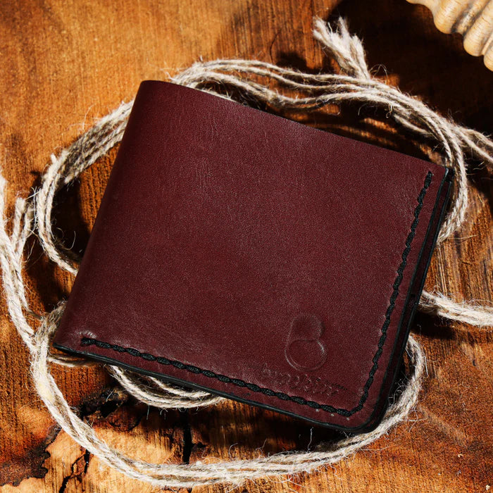Scarlet Bloom Leather Wallet