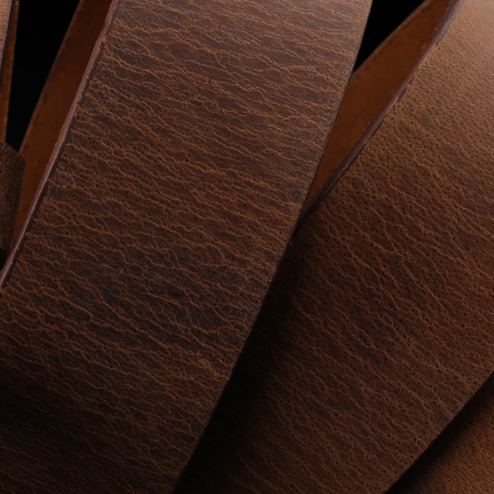 Vintage Brown Leather Belt