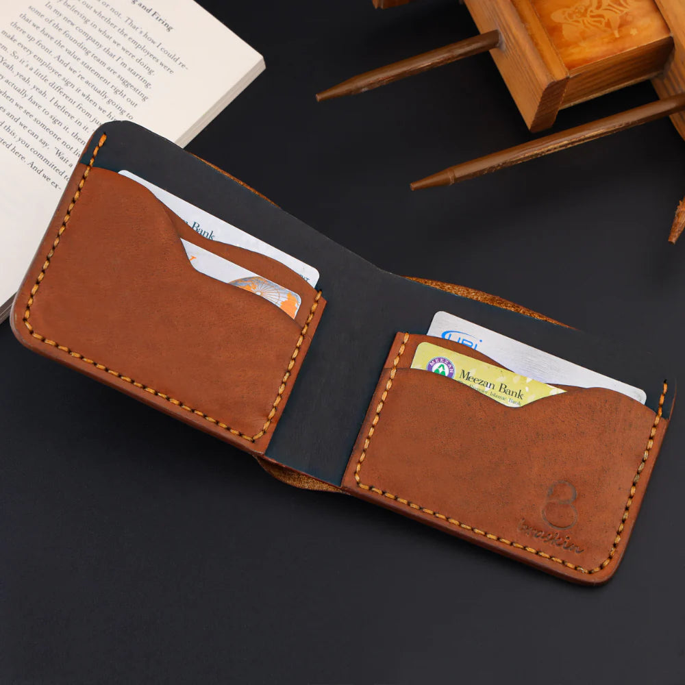 Ripple Bifold Leather Wallets